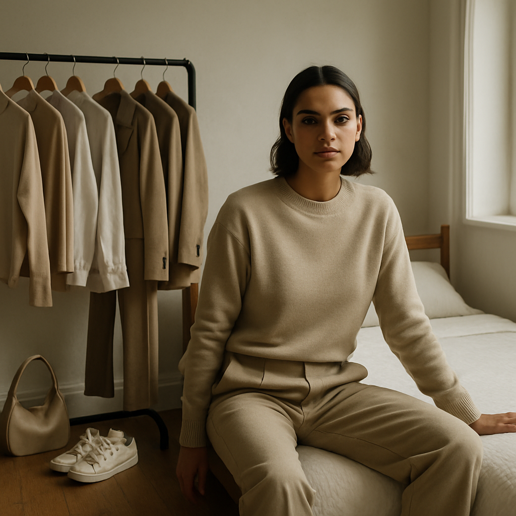 Curated capsule wardrobe created to stop panic buying trends