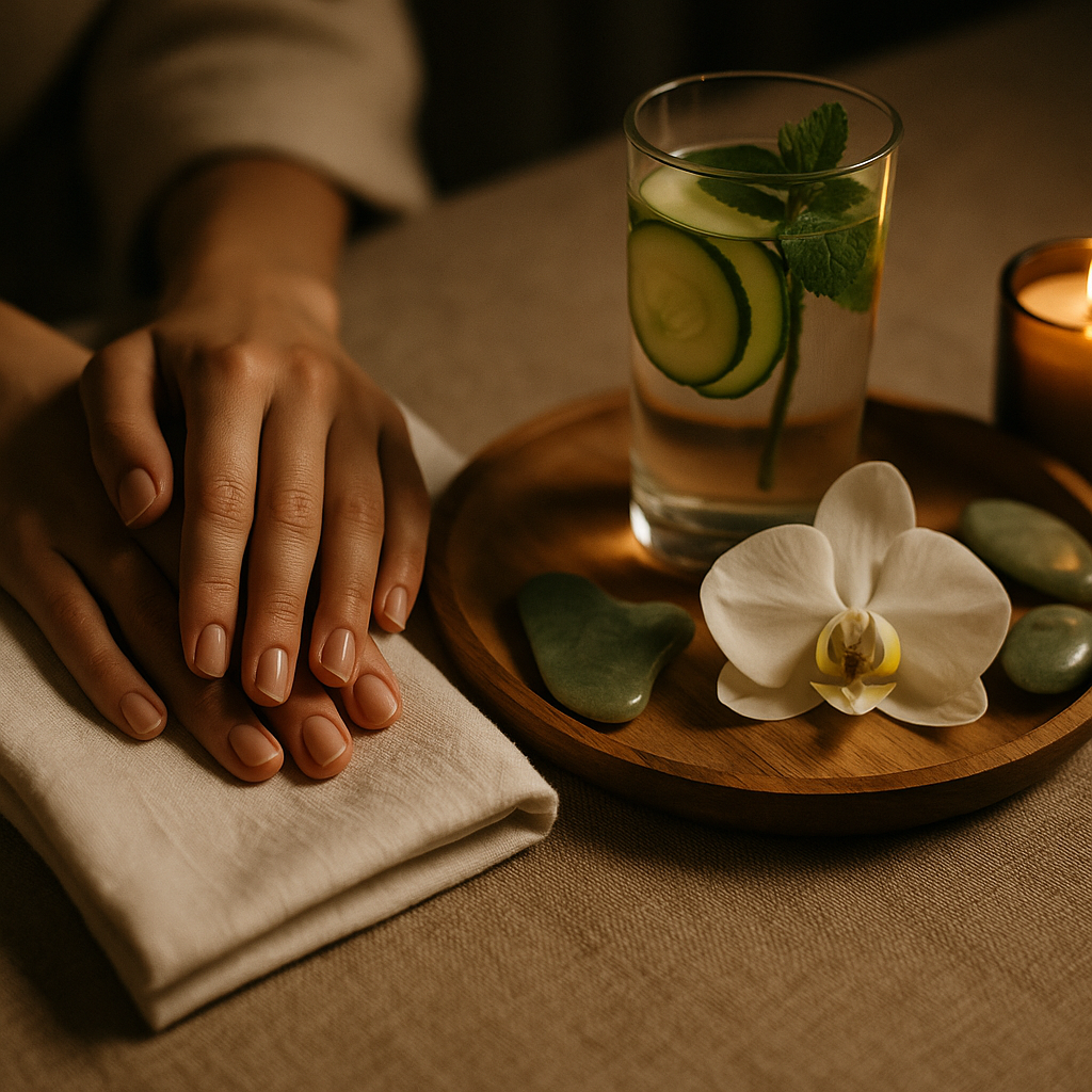 Detail shot of wellness spa treatments representing wellness tourism destinations 2026